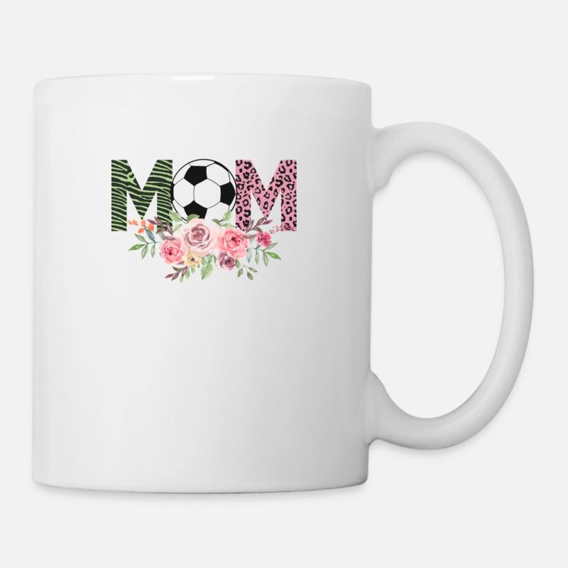 Fußball Mama - Tasse - Weiß