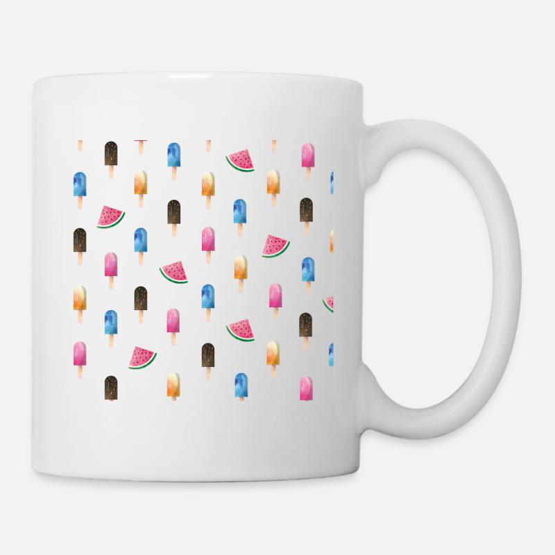 Modèle de crème glacée - Mug blanc - blanc