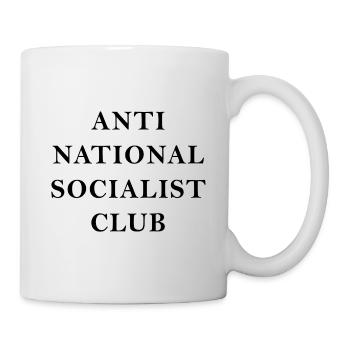 Anti Nazi saying - Mug - white - Right