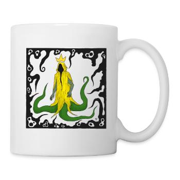 king in yellow square - Mug - white - Right