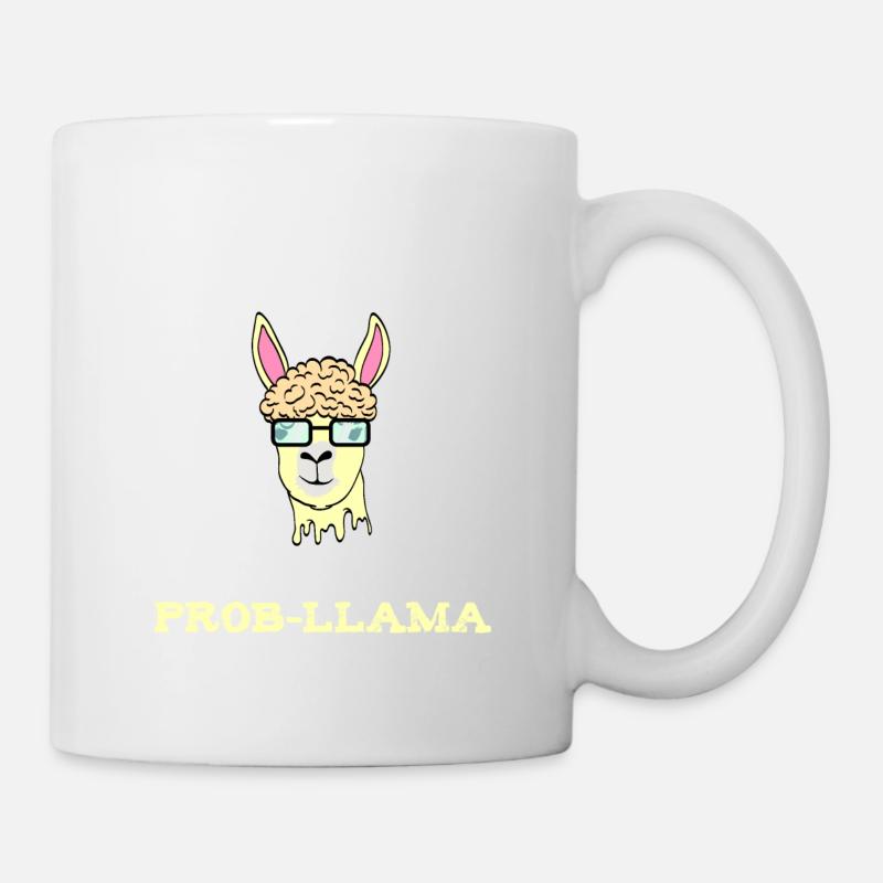 Alpaca Shirt With A Math Illustration Of Alpaca - Mug - white