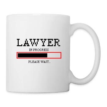 Lawyer in Progress Justice Attorney Jurist Gift - Mug - white - Right