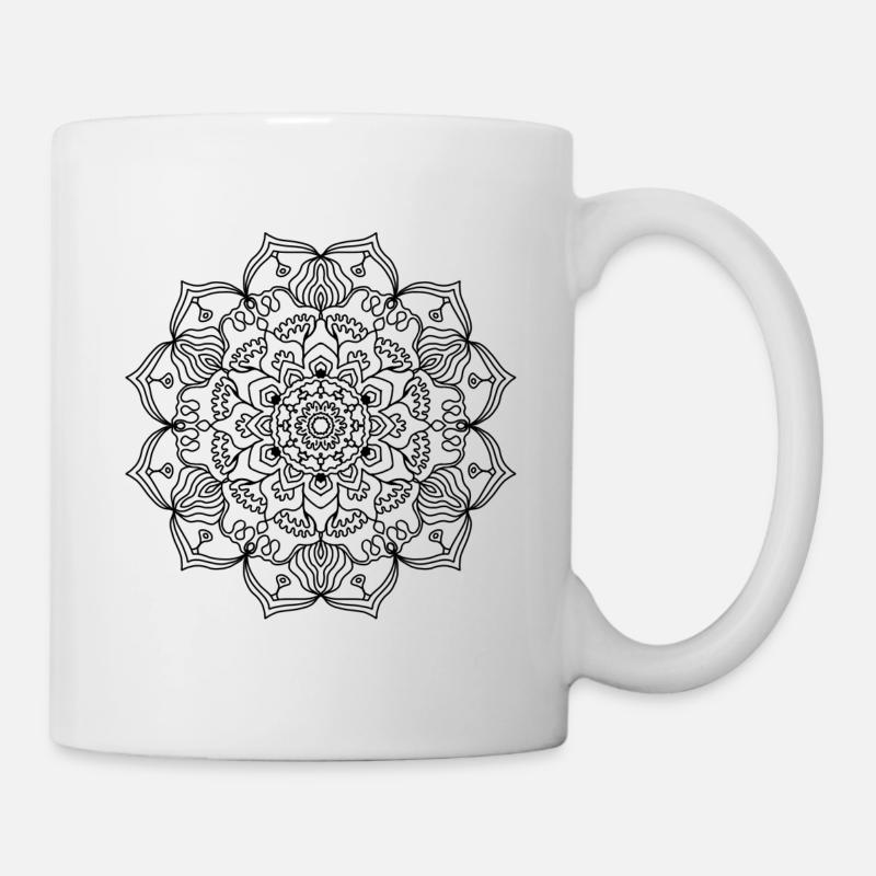 Mandala ONE - pour colorer et concevoir - Mug blanc - blanc
