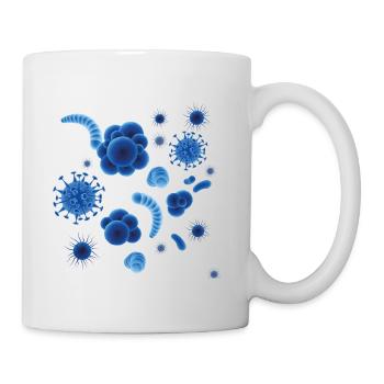 Virus bacteria germ Corona Sars COVID19 gift - Mug - white - Right