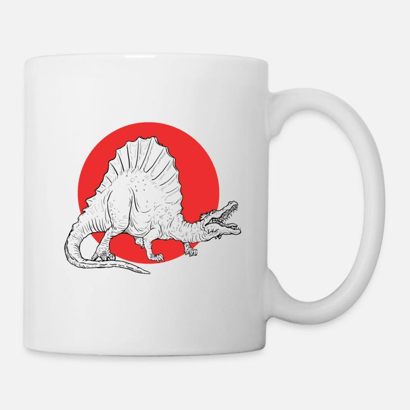 Chemise Dino. Dinosaure Spinosaurus. - Mug blanc - blanc