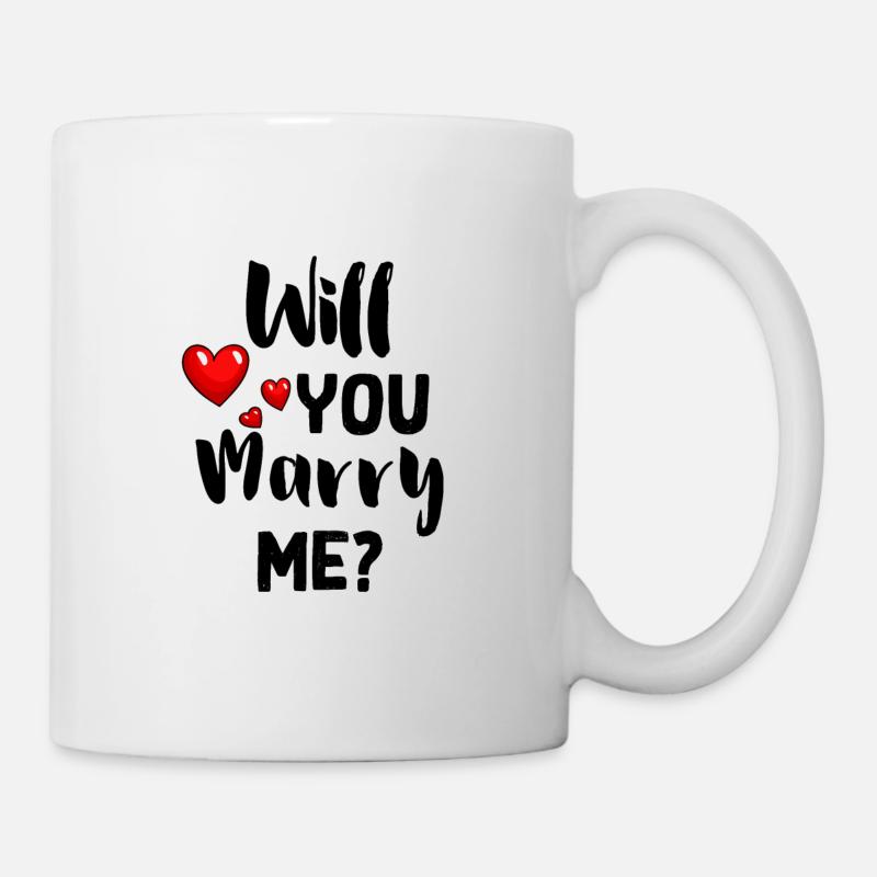 Will you Marry Me? - Mug - white