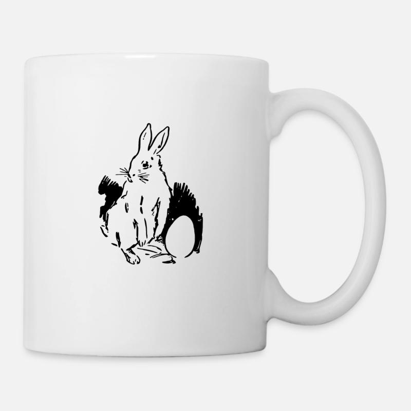 Lapin de Pâques Lapin de Pâques - Mug blanc - blanc