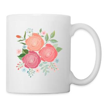 La magie des fleurs - Mug blanc - blanc - Droite