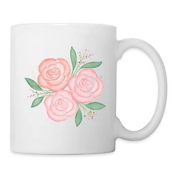 Rose magique - Mug blanc - blanc - Droite