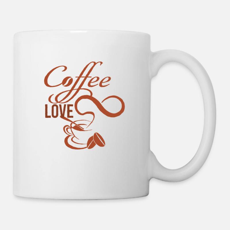 Coffee Love Coffee cup forever - Mug blanc - blanc