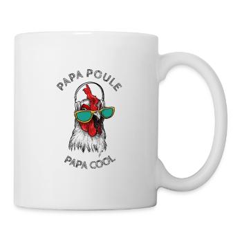 Geschenkidee für Papa Henne, für Weihnachten - Tasse - Weiß - Rechts