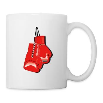 boxhandschuhe - Tasse - Weiß - Rechts