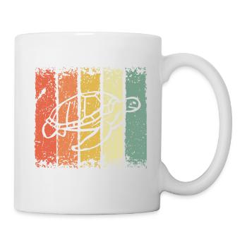 Tortue - Mug blanc - blanc - Droite