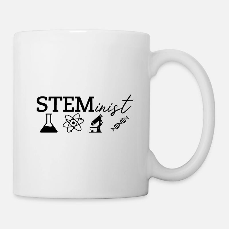 Steminist Design Chemie Bio - Tasse - Weiß