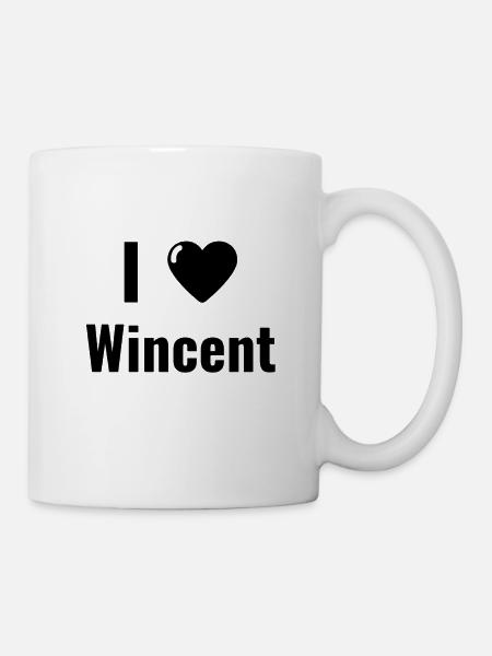 Ich liebe Wincent - Tasse - Weiß