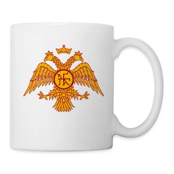 Religion orthodoxe christ jésus faucon motif t-shirt - Mug blanc - blanc - Droite