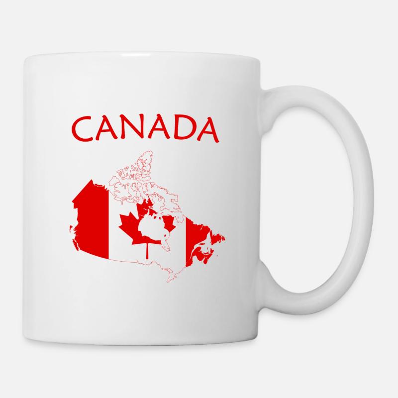 canada de la collection "pays" - Mug blanc - blanc