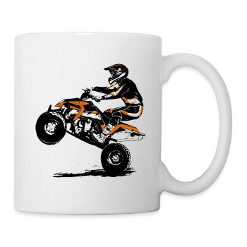 Quad Racing - ATV Racer - Mug blanc - blanc - Droite