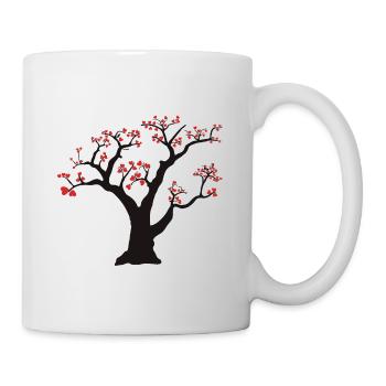 Baum - Tasse - Weiß - Rechts