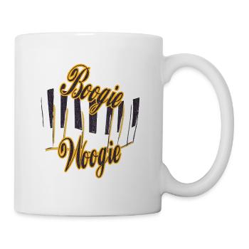 Boogie Woogie Piano Keys Gift - Mug - white - Right