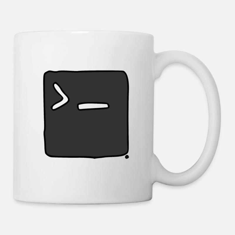 Eingabeaufforderung Terminal Computer CMD - Tasse - Weiß