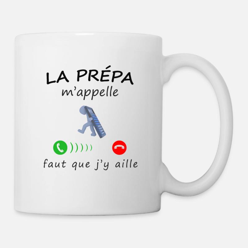 la prépa m'appelle de la collection "appel" - Mug blanc - blanc