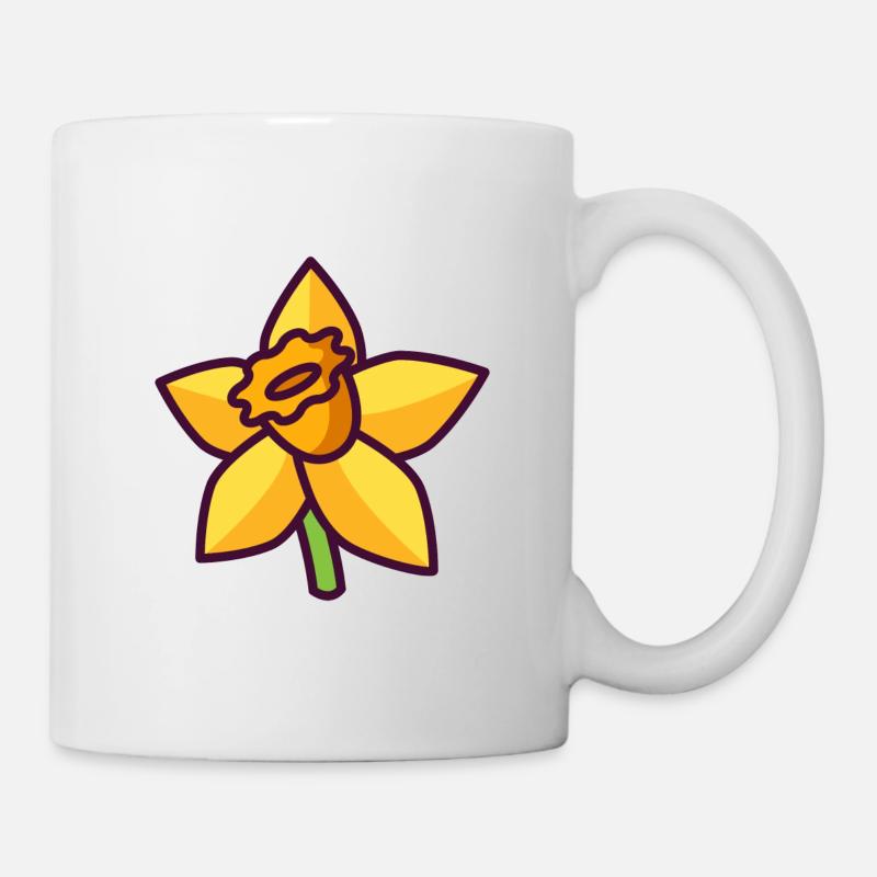 Jonquille - Mug blanc - blanc