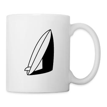 Surfbrett - Tasse - Weiß - Rechts