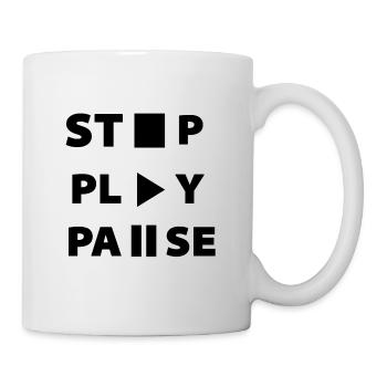 Musik - Tasse - Weiß - Rechts