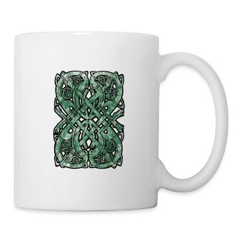 Keltisches Symbol - Tasse - Weiß - Rechts