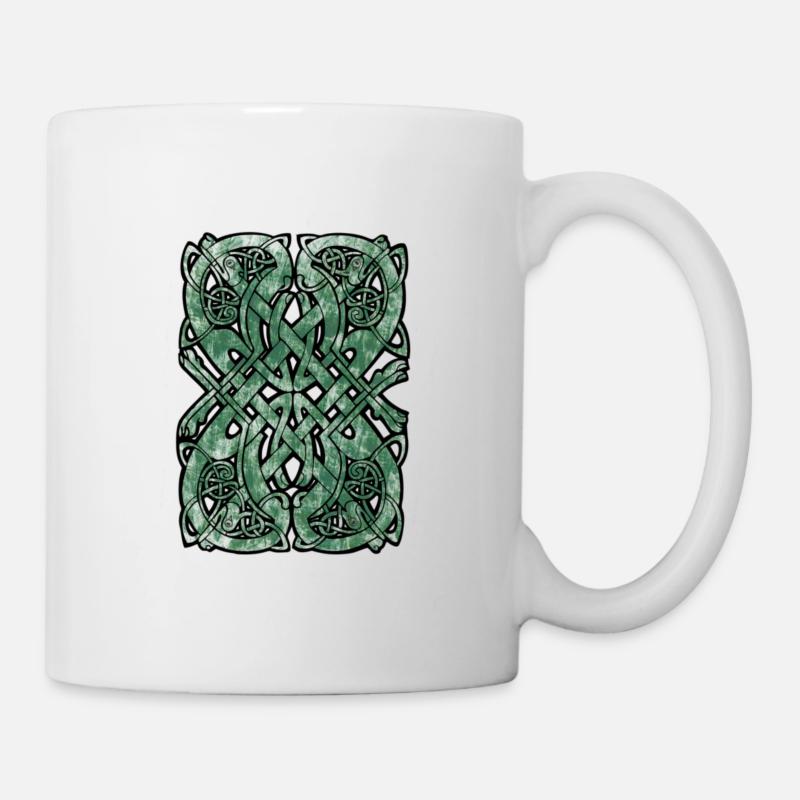 Keltisches Symbol - Tasse - Weiß