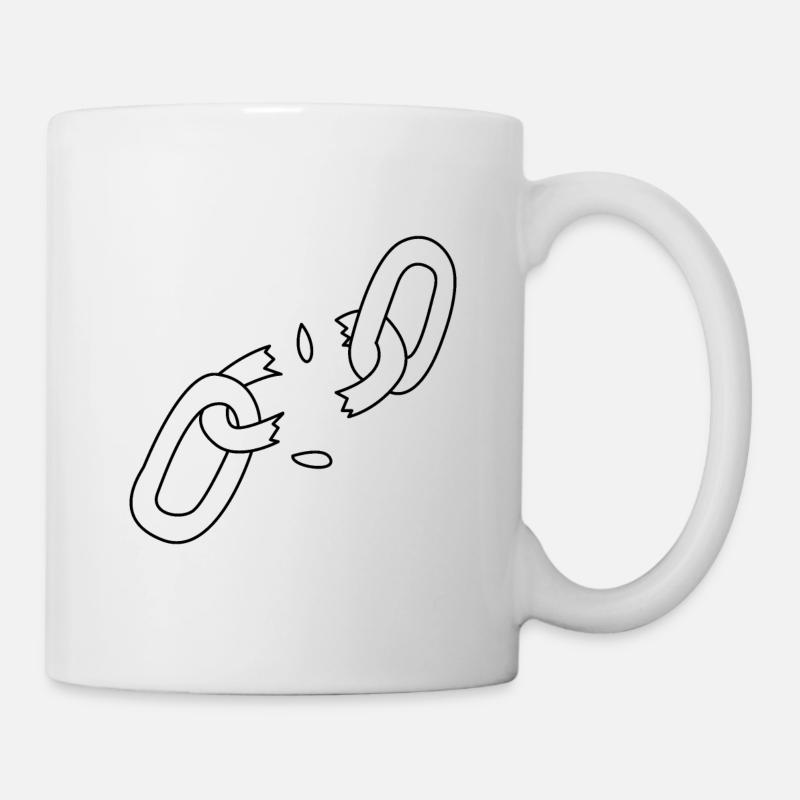 Kette - Tasse - Weiß