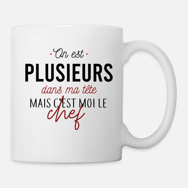 C'est moi le chef - Mug blanc - blanc