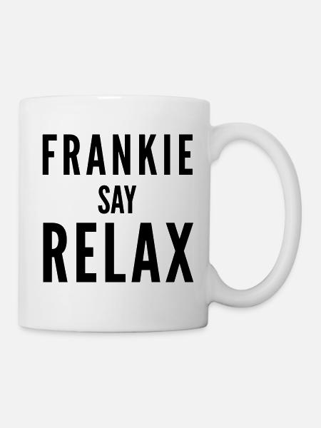 THE FASHION TEE - FRANKIE SAY RELAX BLACK - Mug - white