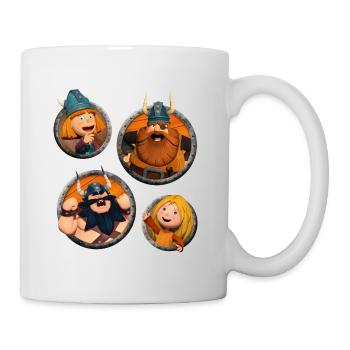 Vic le Viking forts - Mug blanc - blanc - Droite