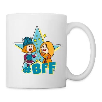 Wickie Und Die Starken Männer Ylvi Beste Freunde - Tasse - Weiß - Rechts