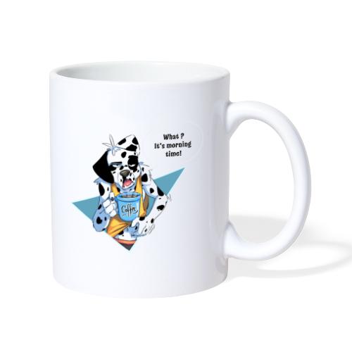 Dalmatian with his morning coffee - Mug