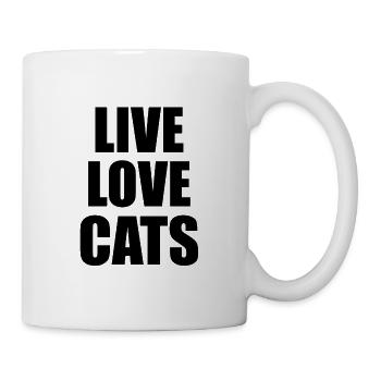 Chat - Mug blanc - blanc - Droite