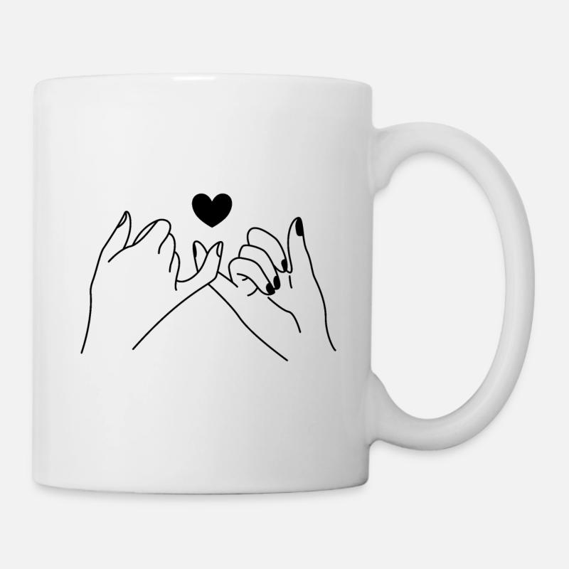 Hände - Tasse - Weiß