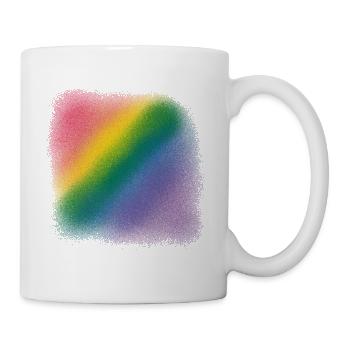 arc en ciel - Mug blanc - blanc - Droite
