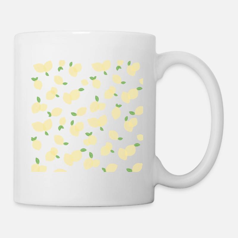 Zitronen - Tasse - Weiß