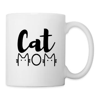 Cat mom mother cat cat lover gift - Mug - white - Right