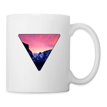Berg - Tasse - Weiß - Rechts