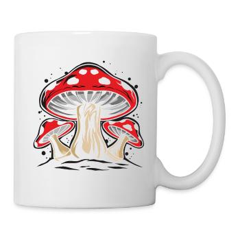 Toadstool the most famous mushroom - Mug - white - Right