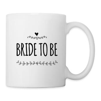 bride: bride to be - Mug - white - Right