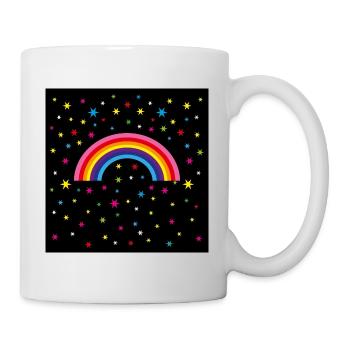 12 rainbow starry sky - Mug - white - Right