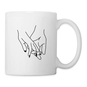 Hände - Tasse - Weiß - Rechts