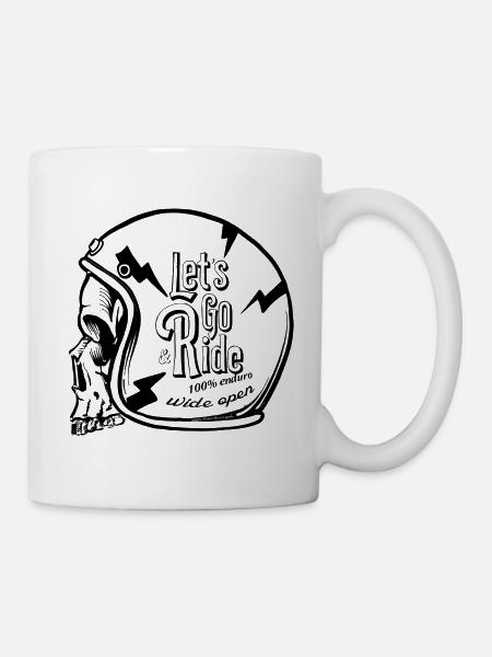 lets go - Mug - white