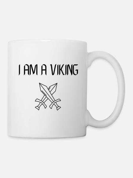 I AM A VIKING - Mug - white