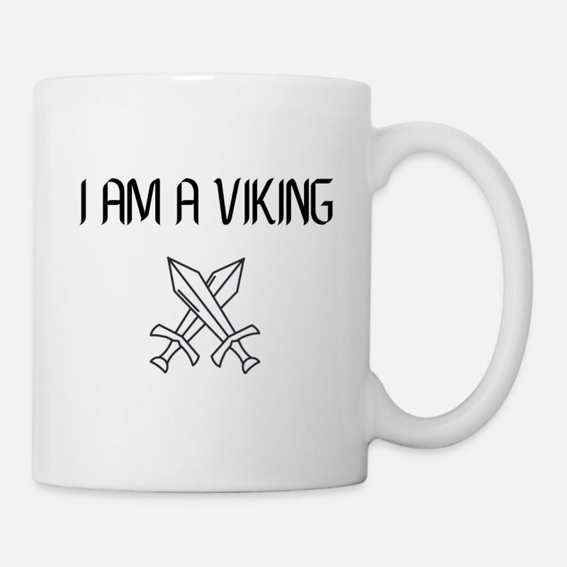 Ich bin ein Wikinger - Tasse - Weiß